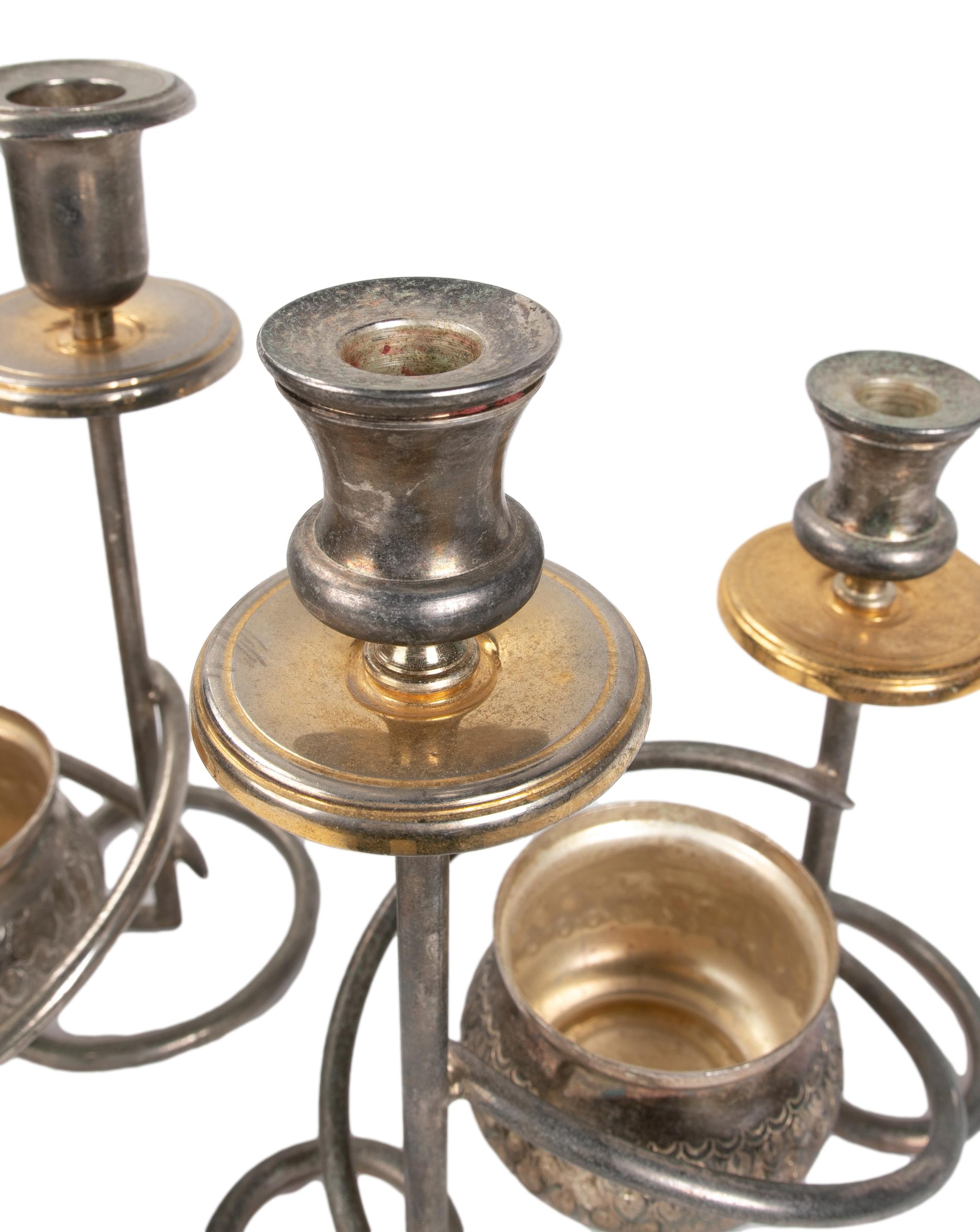 1970s Different Models of Metal Candlesticks For Sale 13