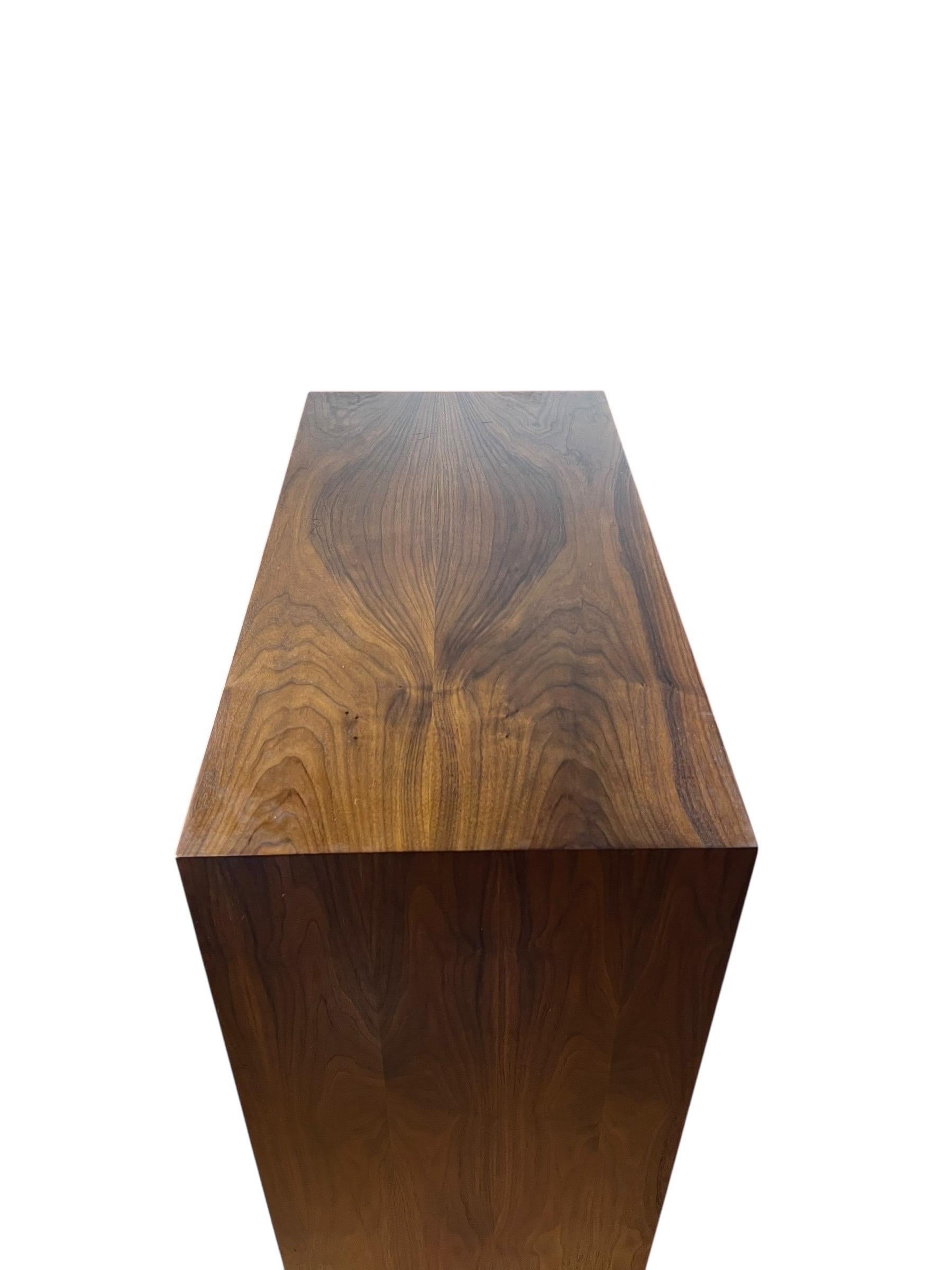 1970s Dillingham Walnut Armoire Chest of Drawers Highboy For Sale 4