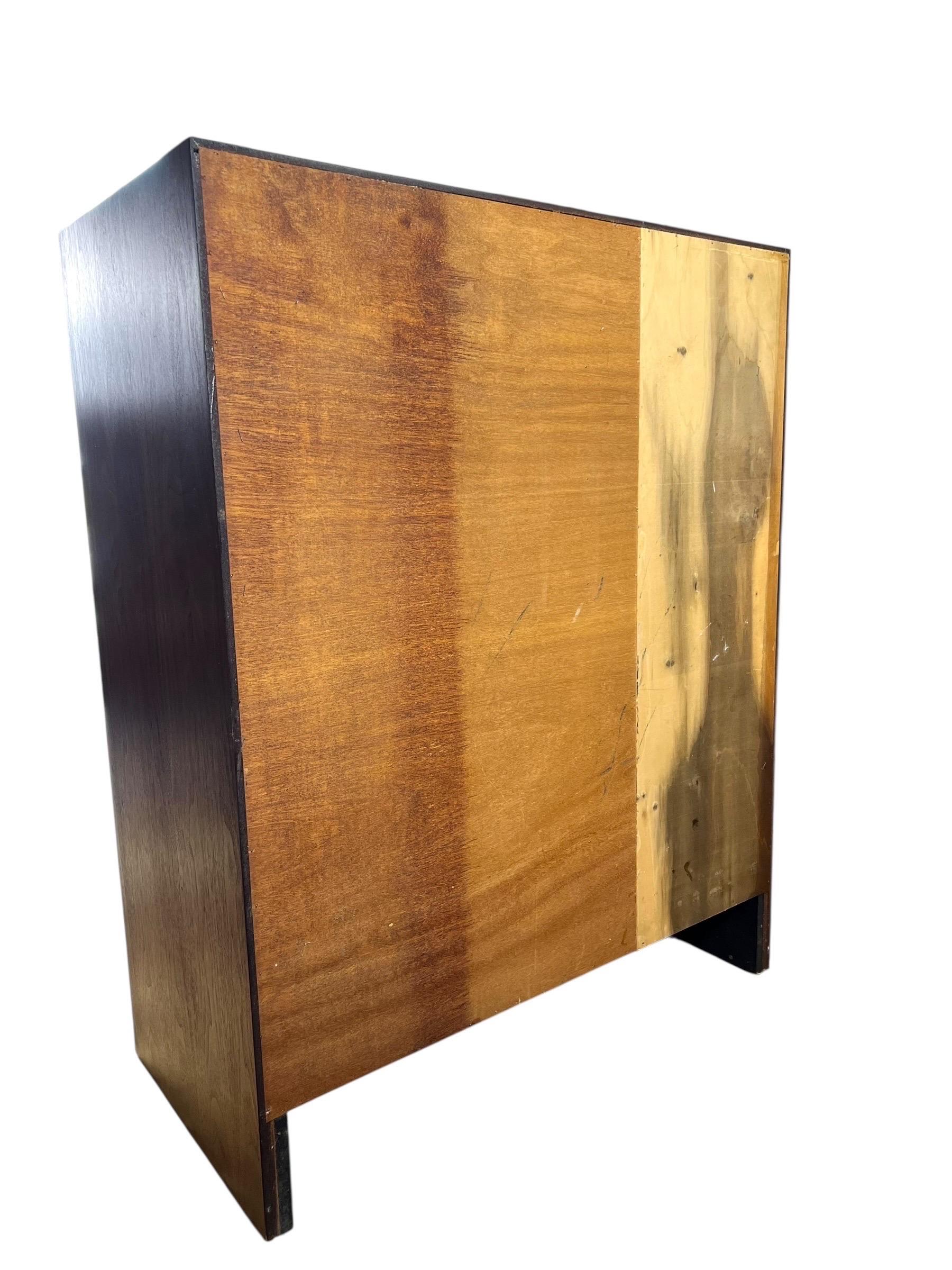 1970s Dillingham Walnut Armoire Chest of Drawers Highboy For Sale 5