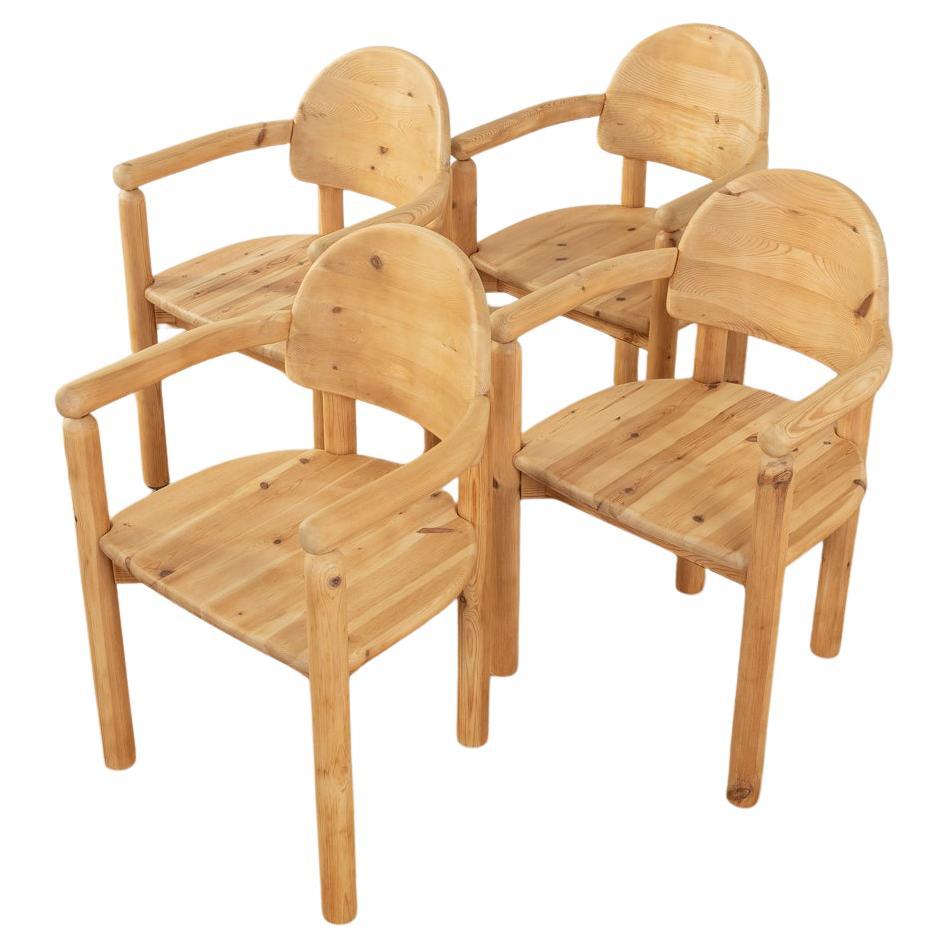 1970s Dining chairs, Rainer Daumiller