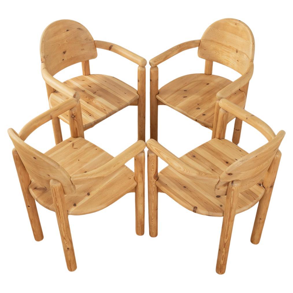 1970er Jahre Esszimmerstühle, Rainer Daumiller im Angebot