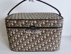 Dior 1970s Monogram Cosmetic Vanity Bag