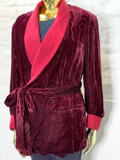 1970s Dior Velvet Smoking Jacket