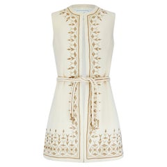 1970s Diorling by Christian Dior Embroidered Wool Tunic