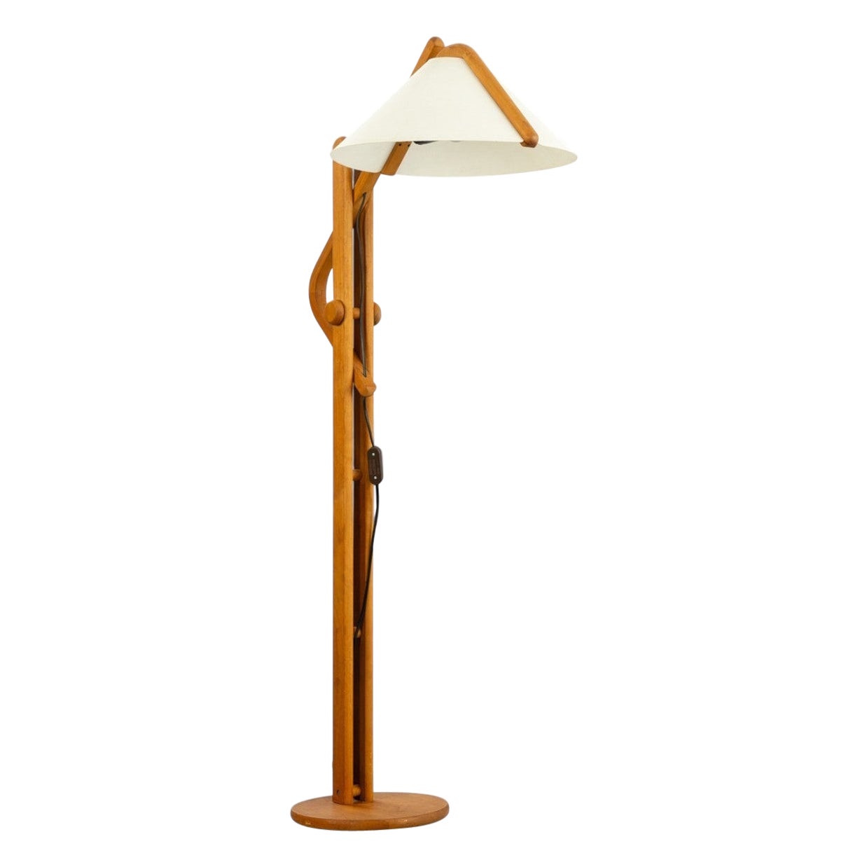 1970s Domus Floor Lamp in Teak