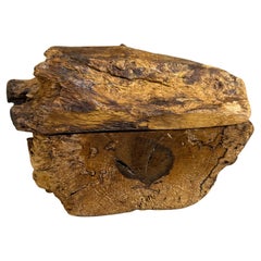 1970s Don Shoemaker for Señal Carved Root Wood Box Mexico