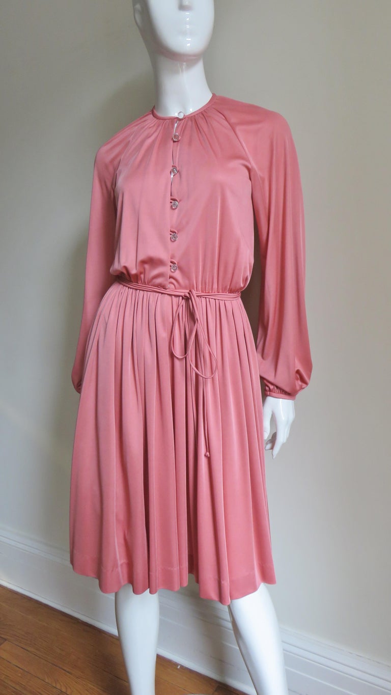 1970s One Shoulder Donald Brooks Dress