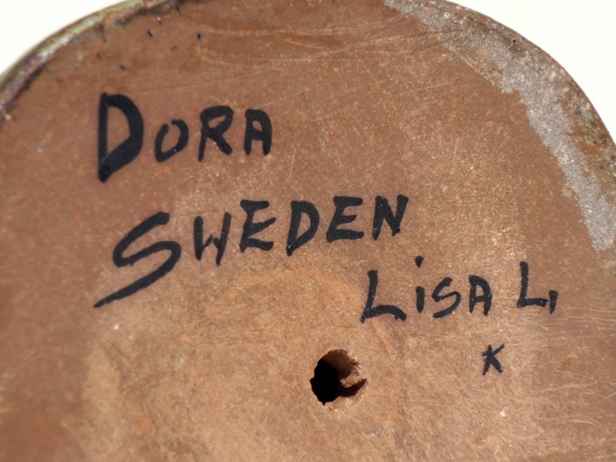 1970er Jahre „Dora“ Lisa Larson Gustavsberg Schweden ABC Mädchenfigur-Keramik, ABC (Mitte des 20. Jahrhunderts) im Angebot