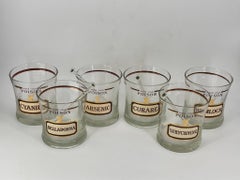 Bicchieri da bar "Double Old Fashioned" degli anni '70: cianuro, curaro, arsenico, cicuta