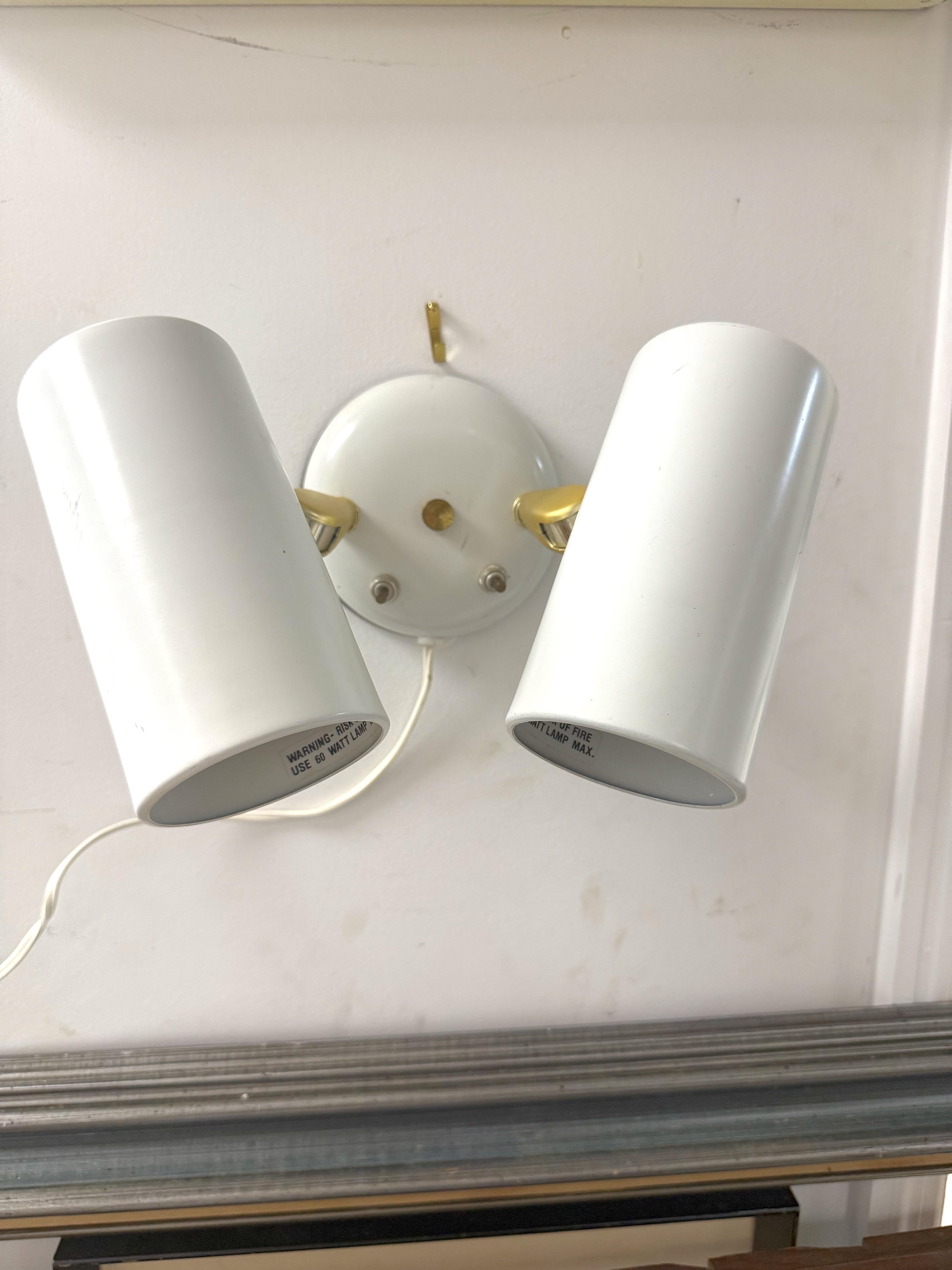 Aplique Doble Blanco Años 70 Estadounidense en venta