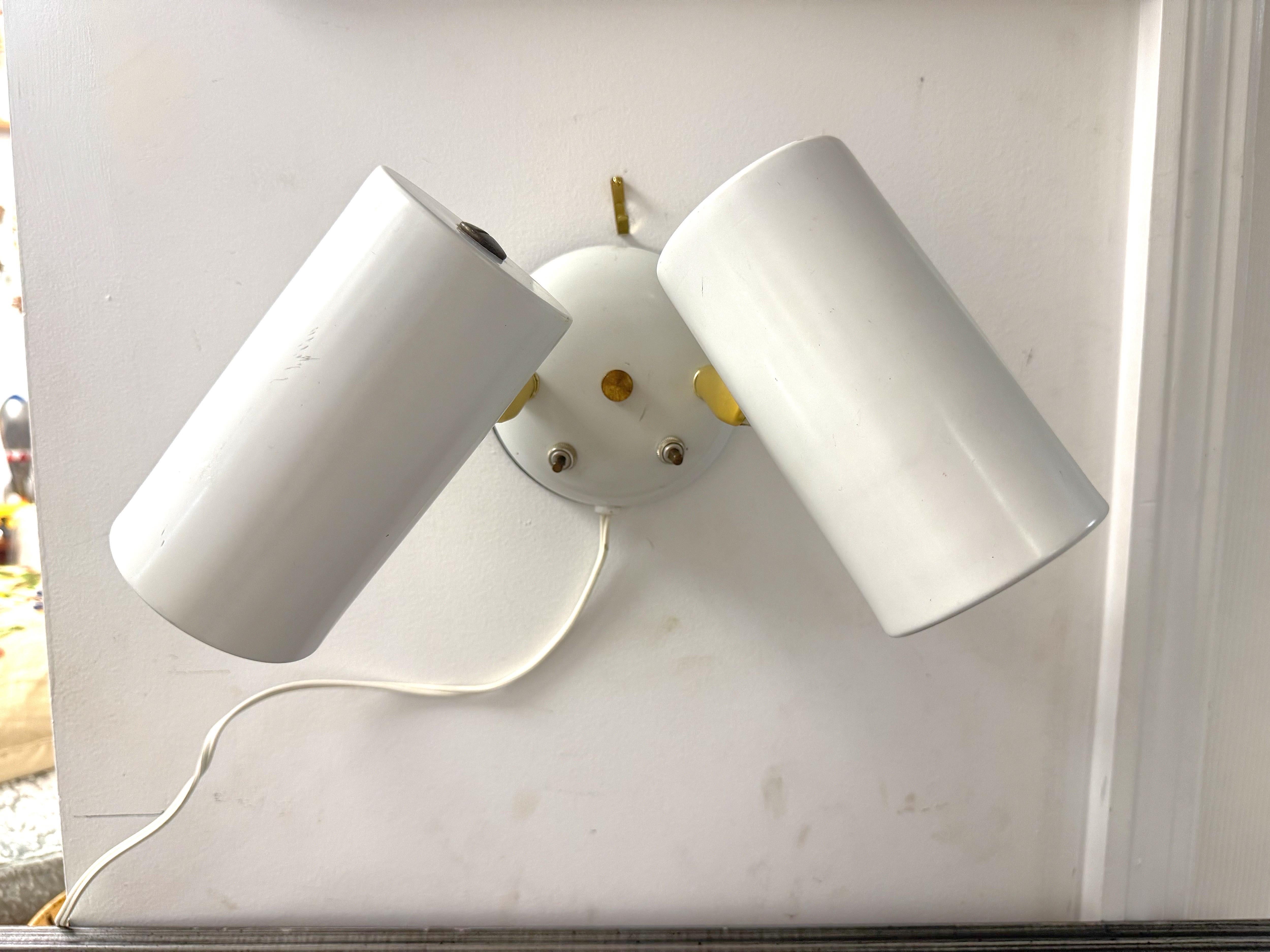 Aplique Doble Blanco Años 70 Metal en venta