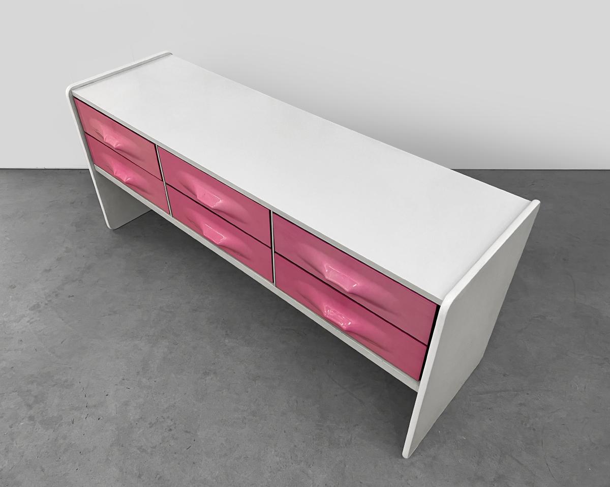 Post-Modern 1970's Dresser / Sideboard by Giovanni Maur for Treco, Quebec, Canada