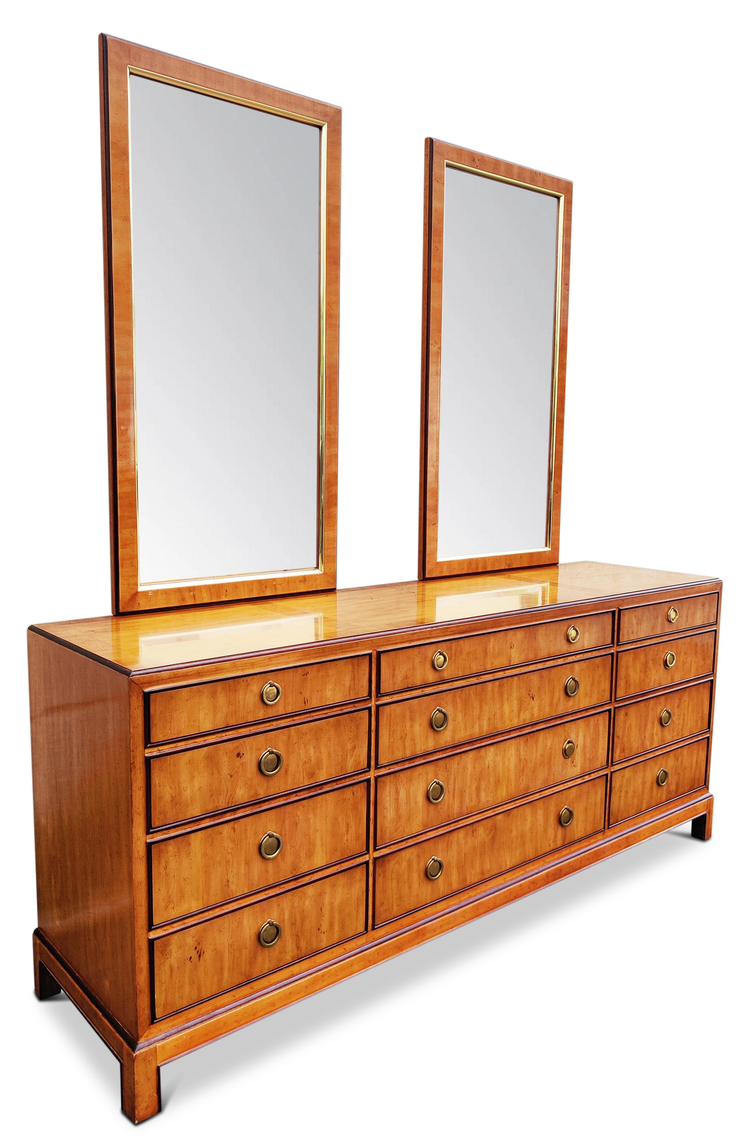 This beautiful dresser was made in the 1970s by Drexel Heritage for their 