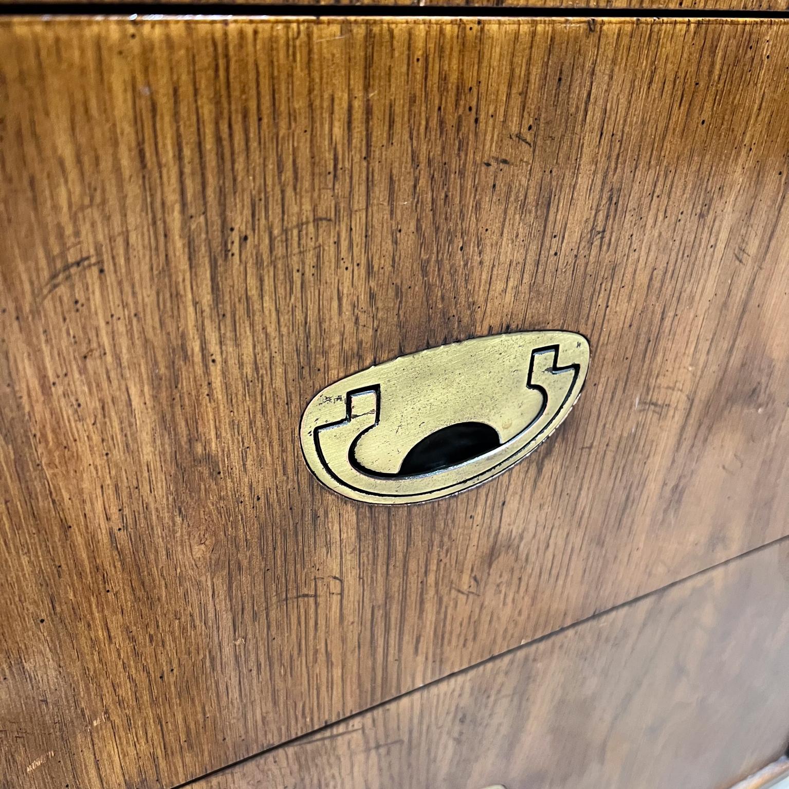 20th Century 1970s Drexel Tall Campaign Cabinet Heritage Passage
