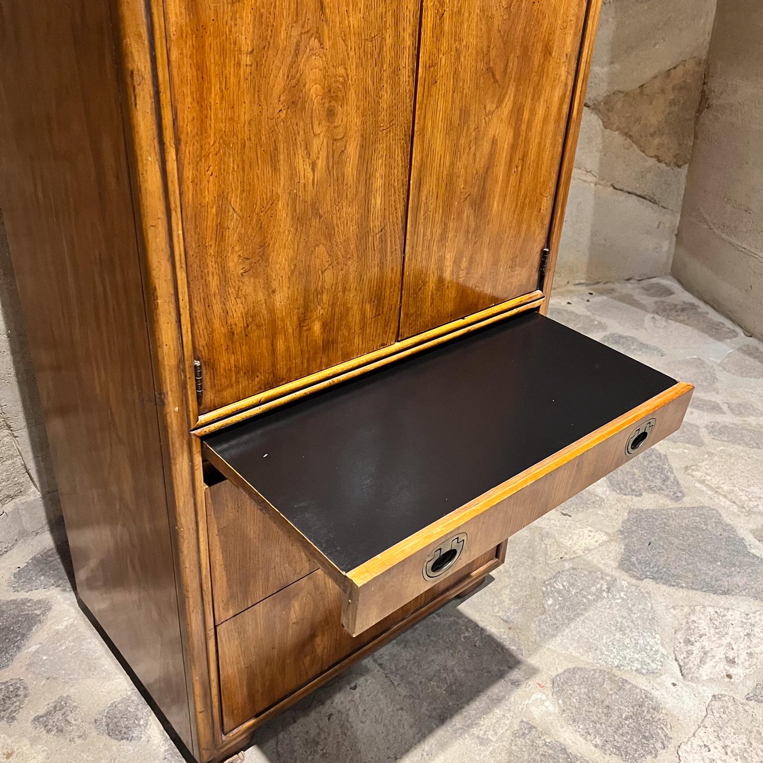1970s Drexel Tall Campaign Cabinet Heritage Passage 2