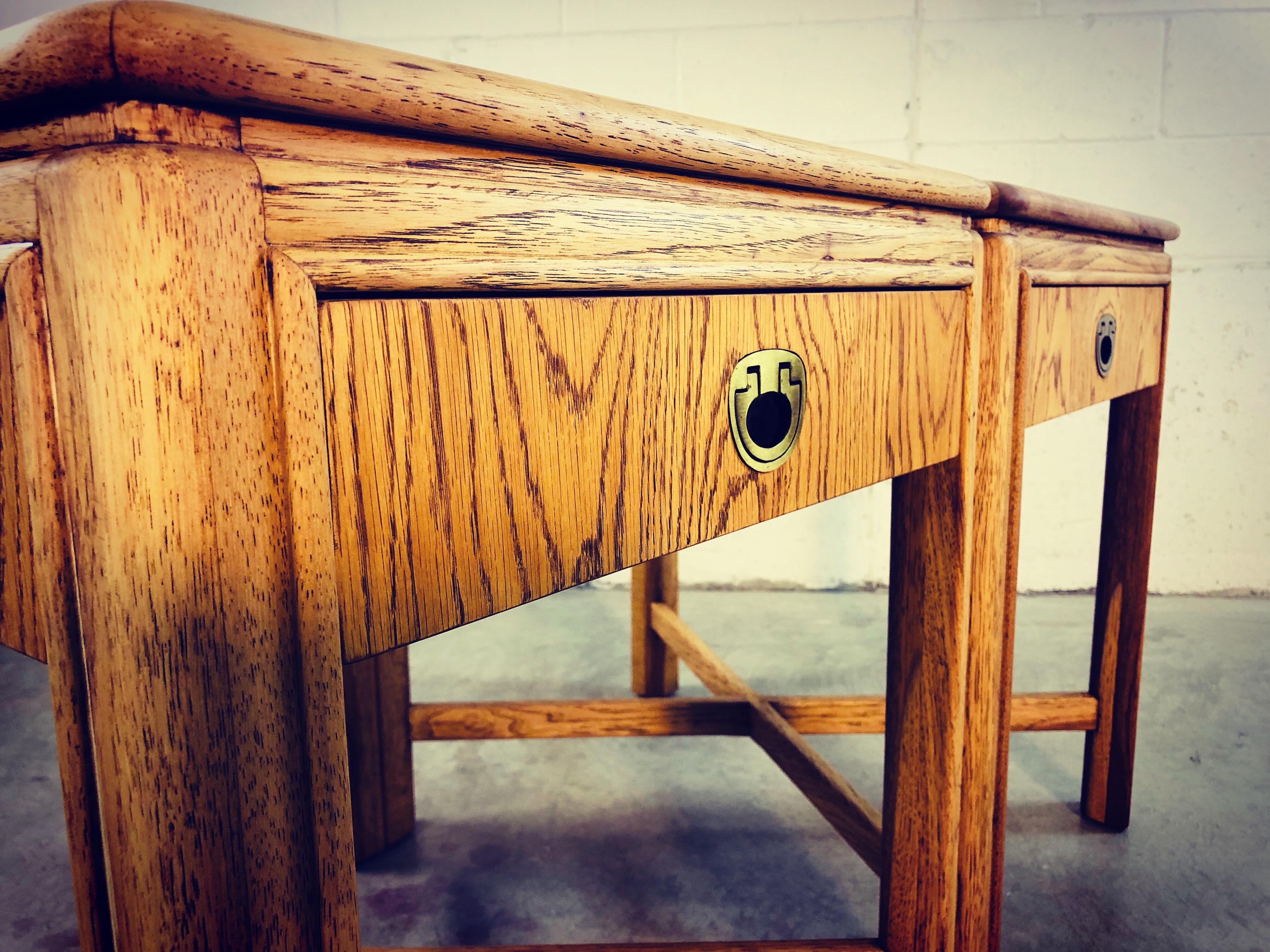 1970s Drexel Passage Side Tables, Pair For Sale 2
