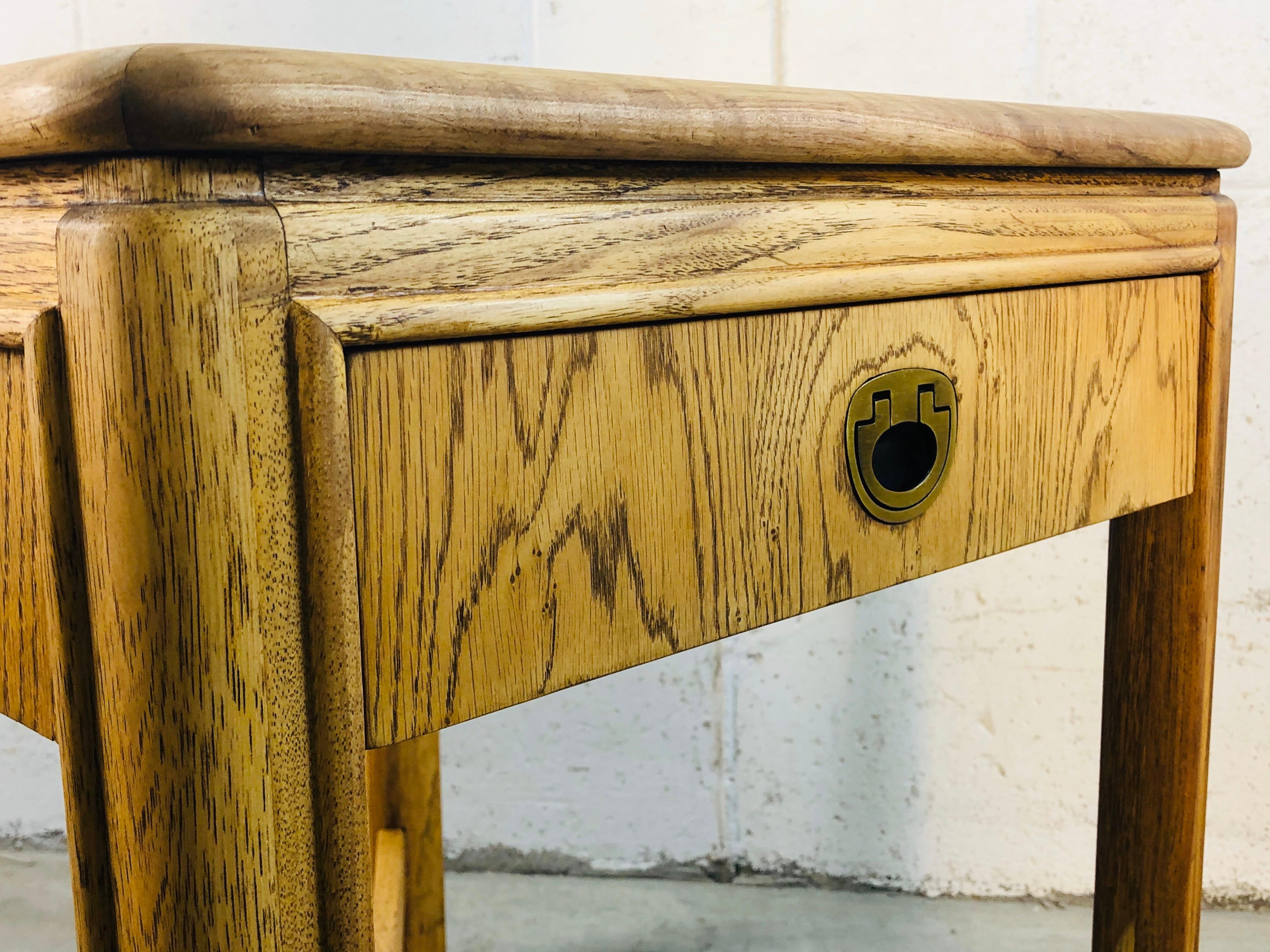 20th Century 1970s Drexel Passage Side Tables, Pair For Sale