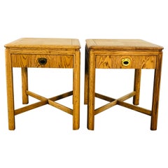 1970s Drexel Passage Side Tables, Pair