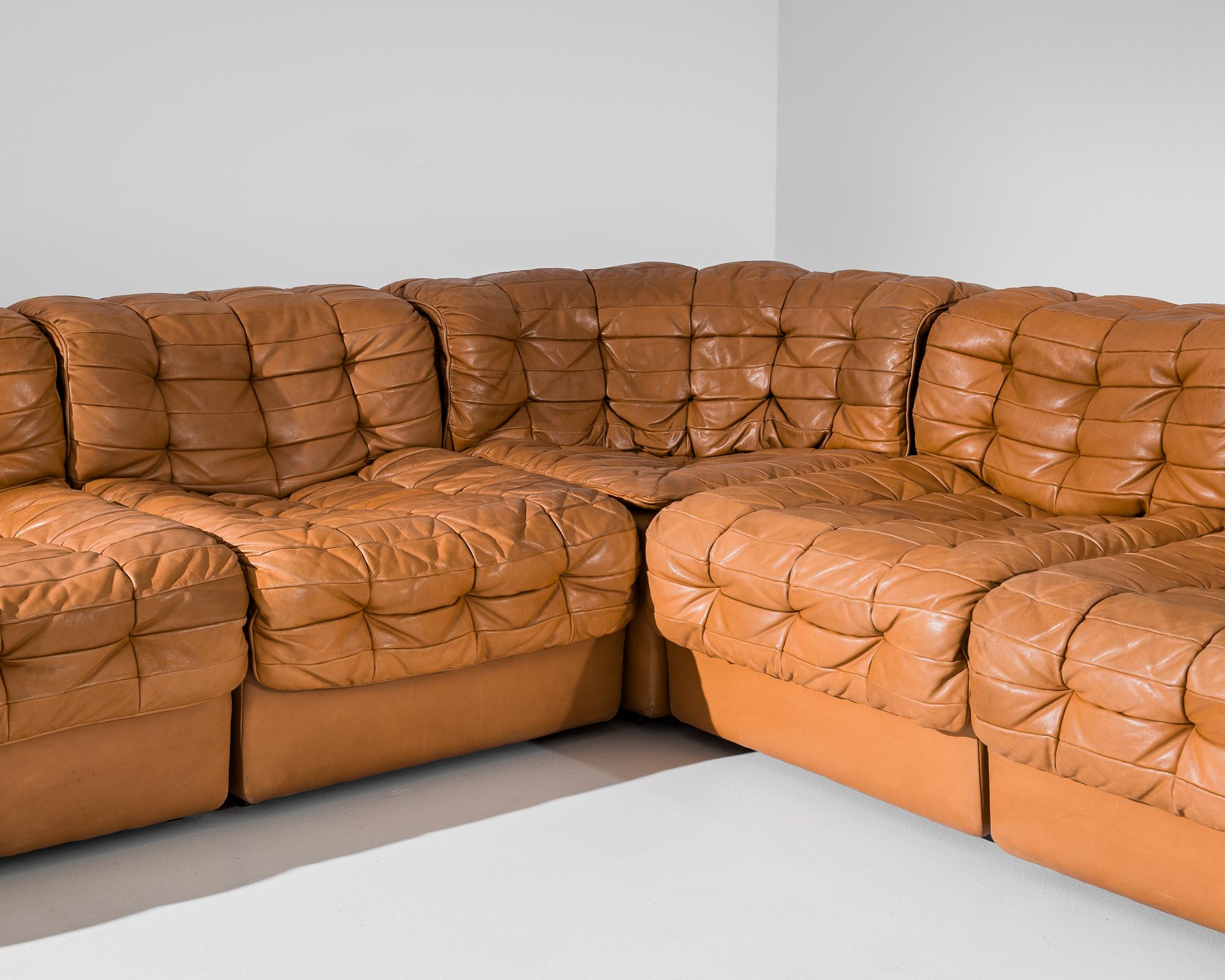 de sede leather sofa