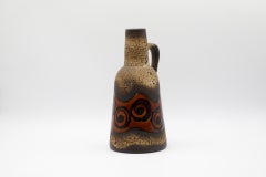 1970s Dümler & Breiden Tapered Water Jug with Wavy Band and Swirls