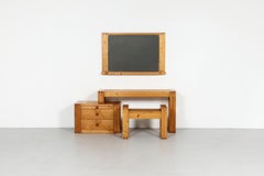1970er Jahre Niederländisch Moderne Kiefer Waschtischgarnitur im Stil von Ate van Apeldoorn