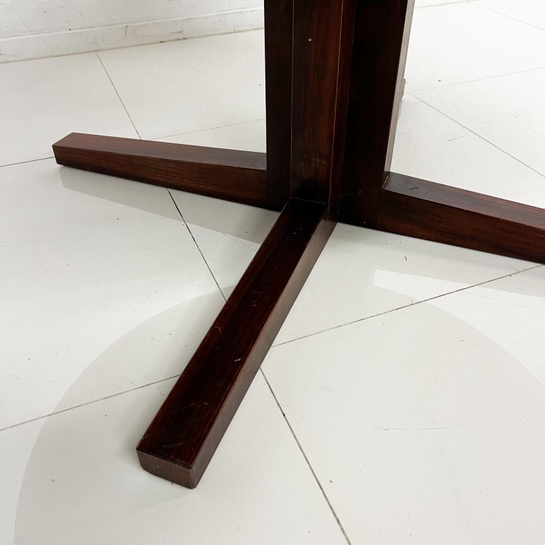 1970s Dyrlund Rosewood Round to Oval Extendable Dining Table Denmark