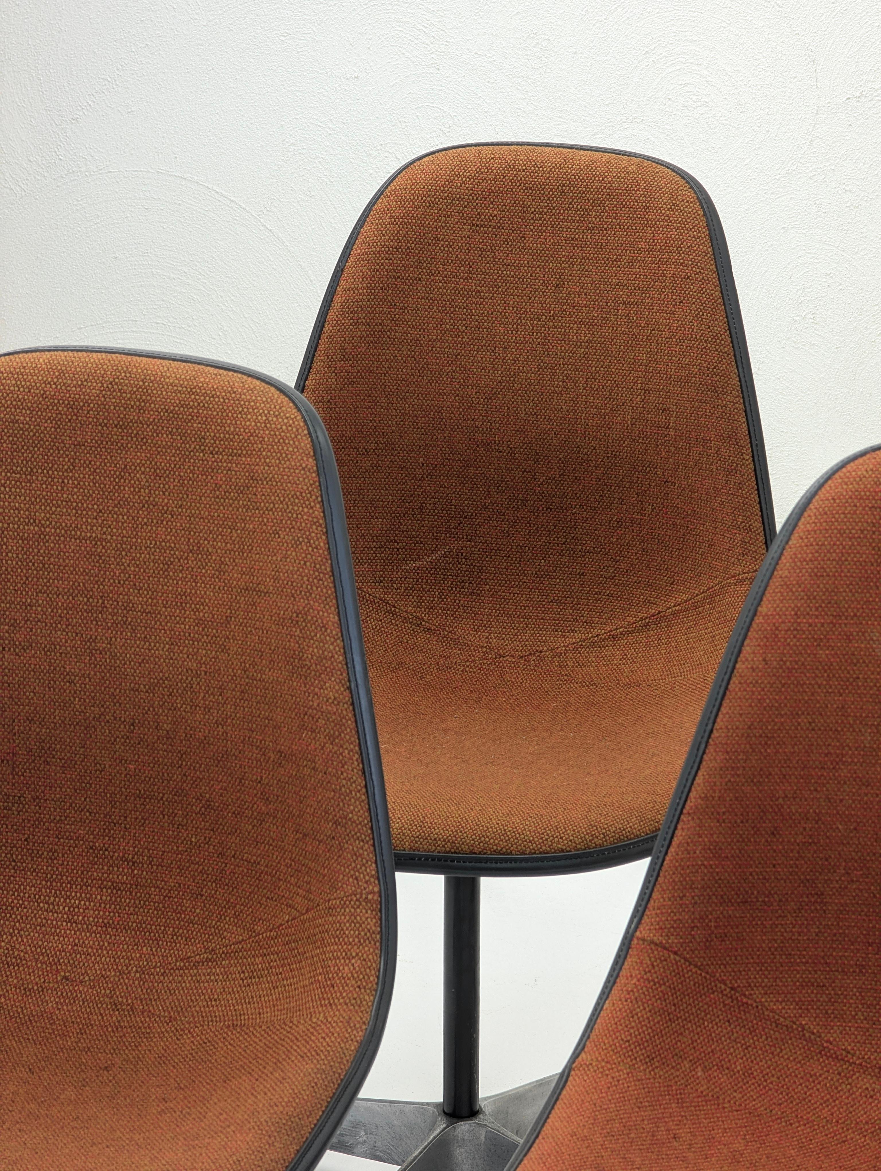 1970s Eames for Herman Miller Dining Suite with Platner-Edge Travertine Fossil For Sale 4