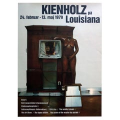 1970s Edward Kienholz Exhibition Poster Pop Art Sculpture
