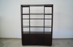 1970's Edward Wormley for Dunbar Wall Shelving Unit Cabinet