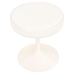 1970s Eero Saarinen for Knoll 152 Tulip Stool in Off White Vinyl 2x Available