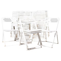 Used 1970’s Egon Eiremann House in Baden Baden White Metal Chairs - Various Qty