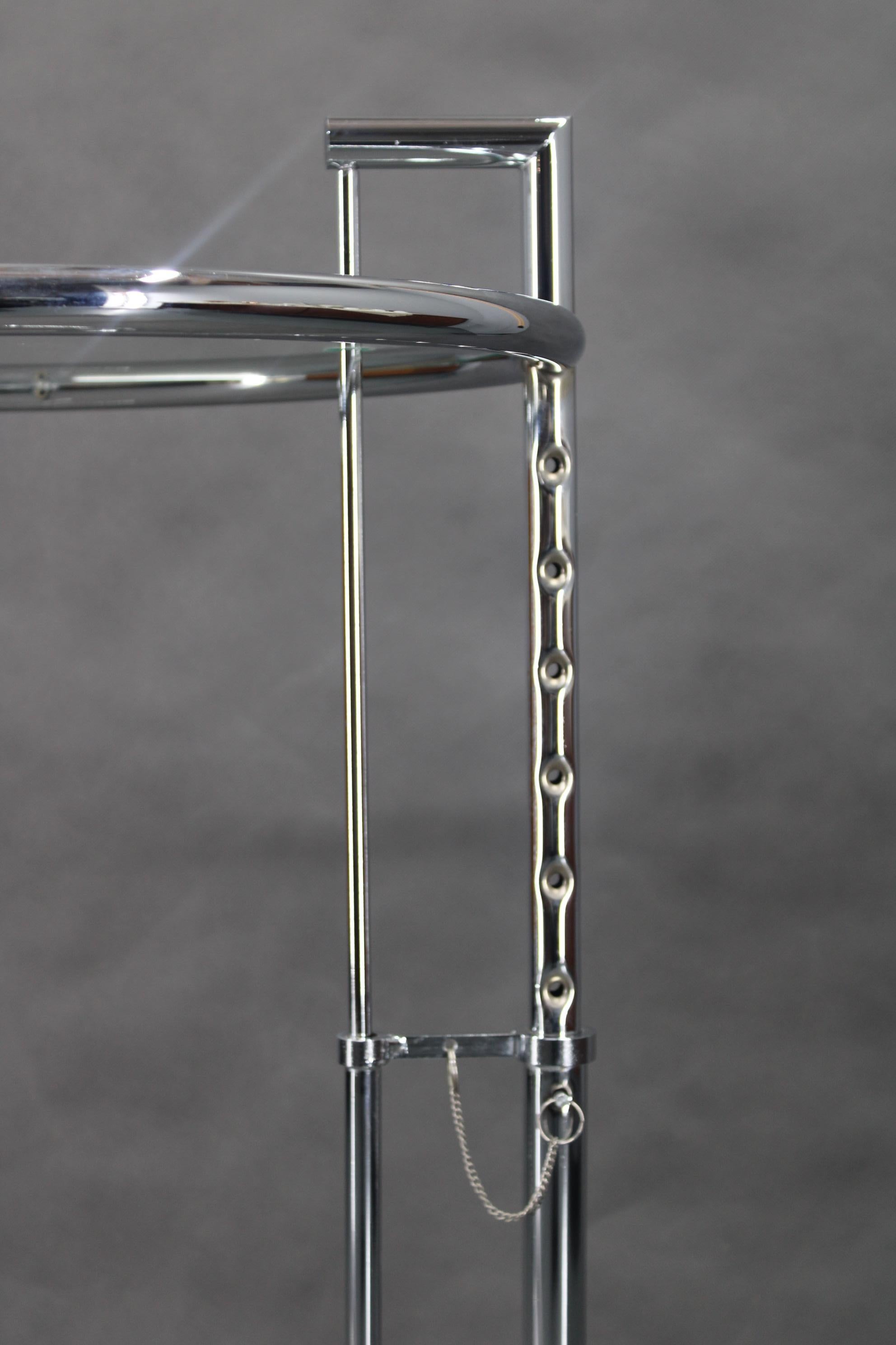 1970s Eileen Gray E 1027 Adjustable Table, Germany For Sale 4