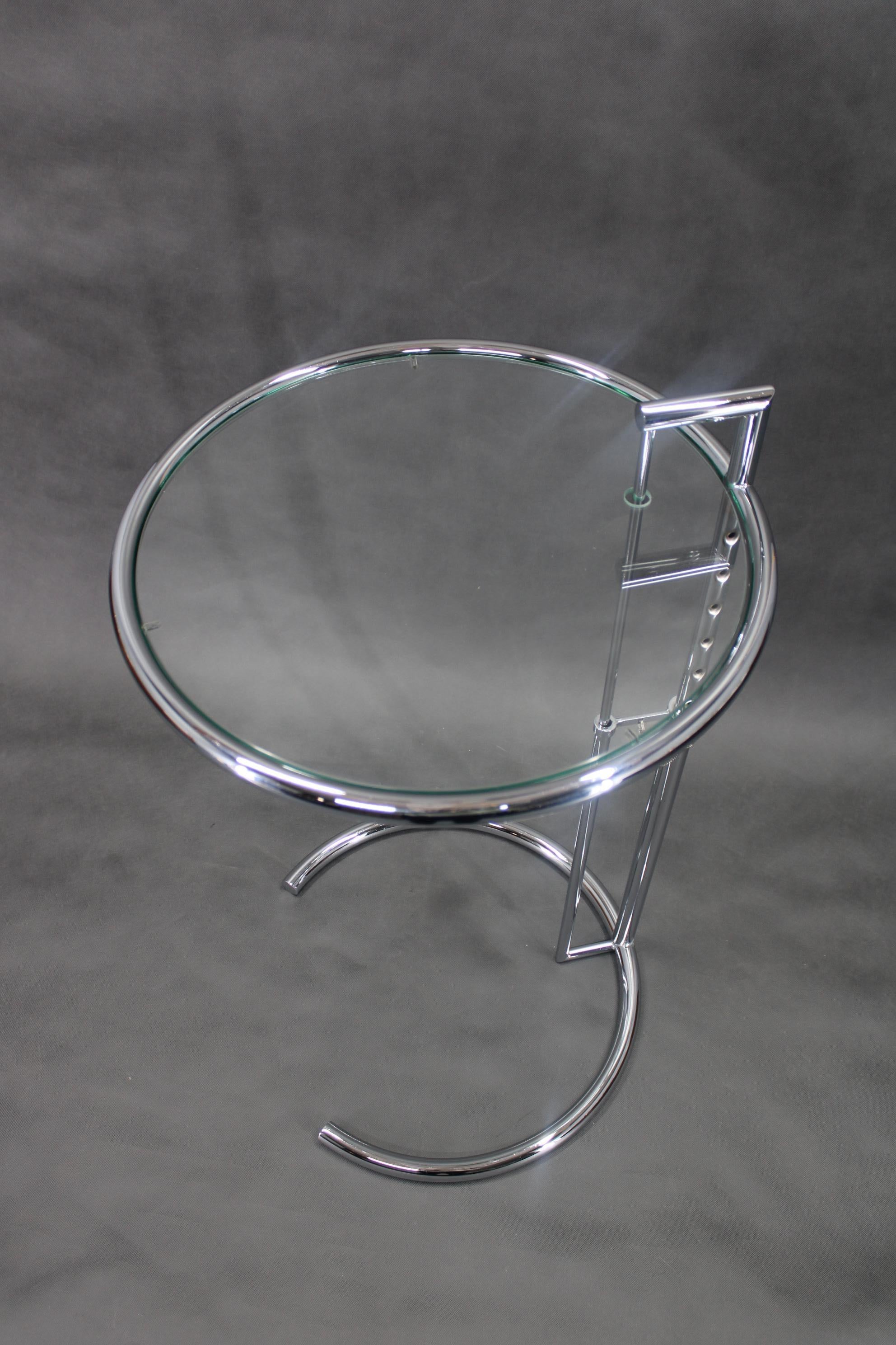 1970s Eileen Gray E 1027 Adjustable Table, Germany For Sale 7