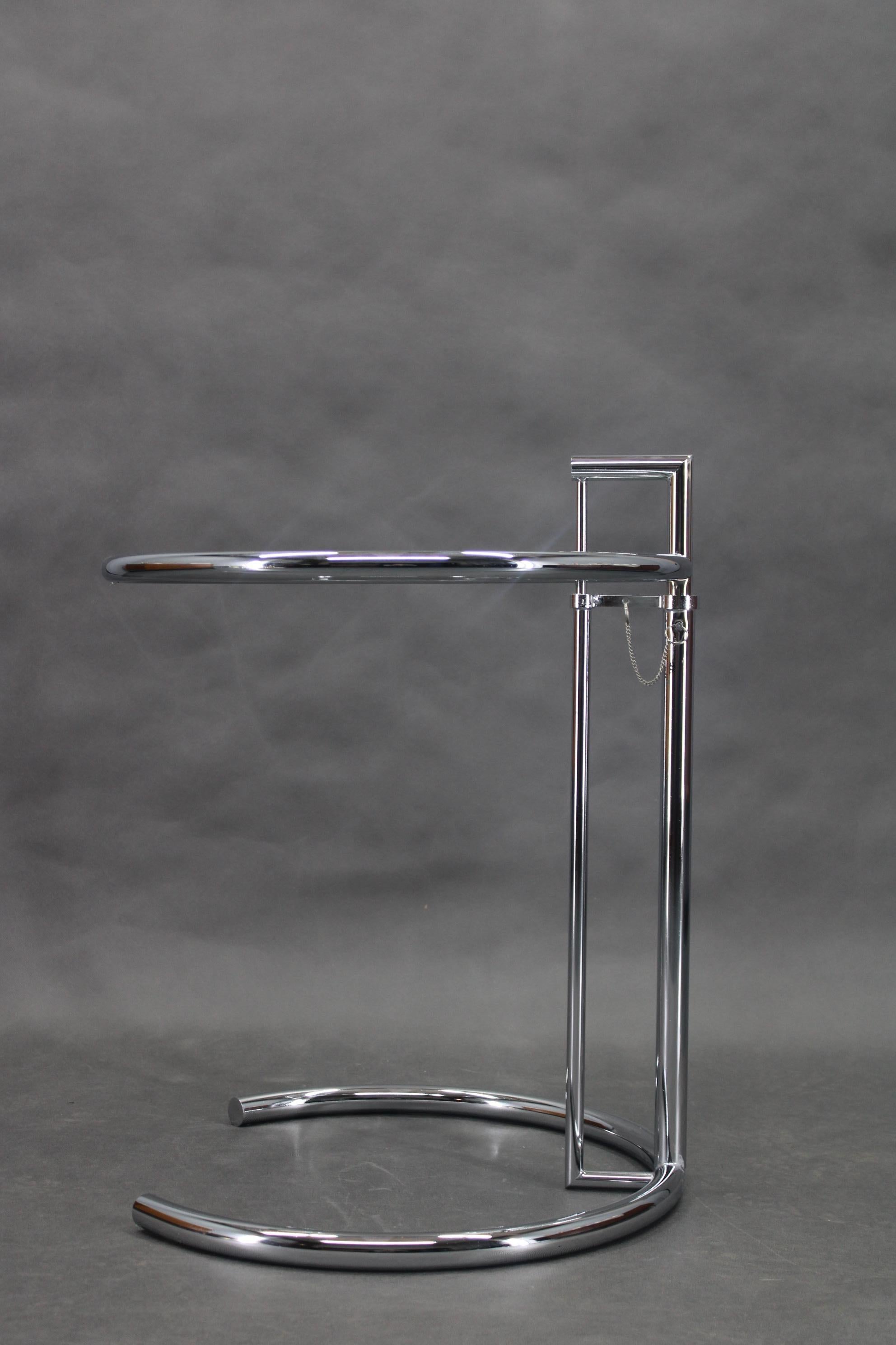 1970s Eileen Gray E 1027 Adjustable Table, Germany For Sale 9