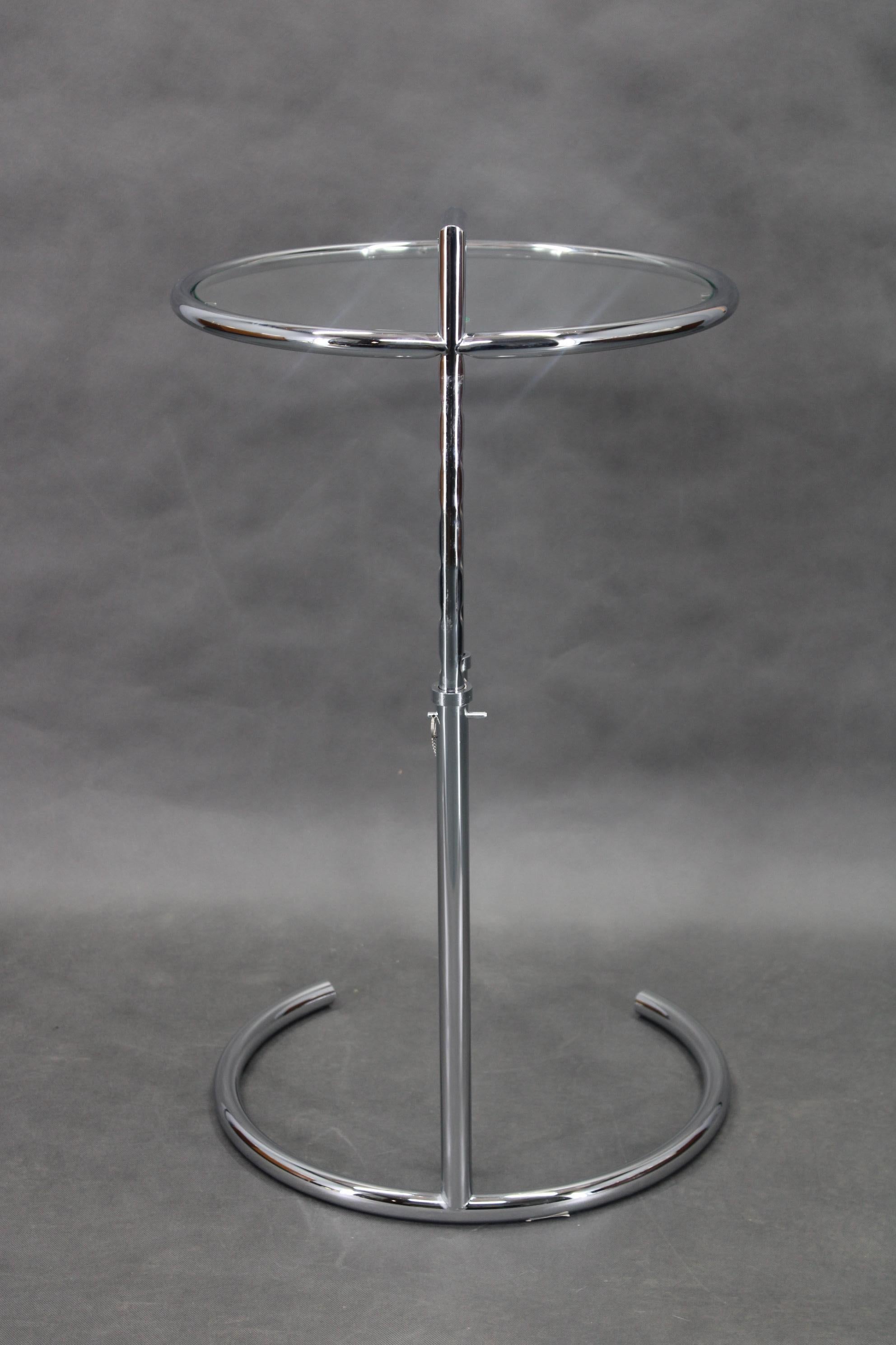 1970s Eileen Gray E 1027 Adjustable Table, Germany For Sale 1
