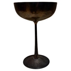 1970 De Uberti Italy Chalice Wine Champagne Goblet Silver Plate