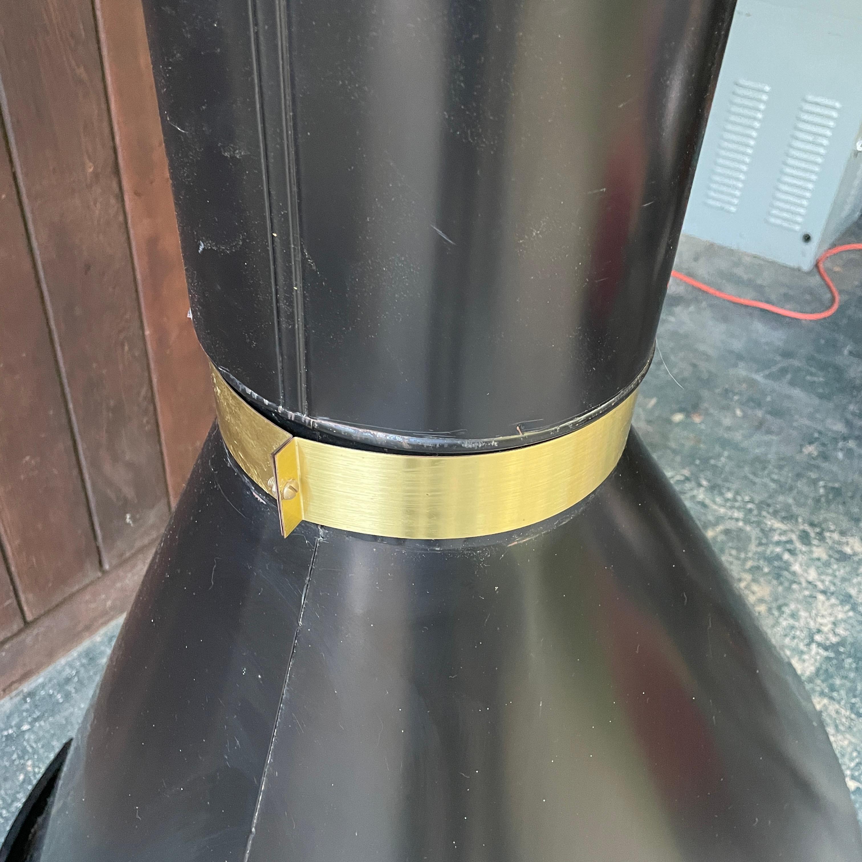 Camino elettrico anni '70 nero a libera installazione Cono Darth Vader Casco Malm/Preway in vendita 5