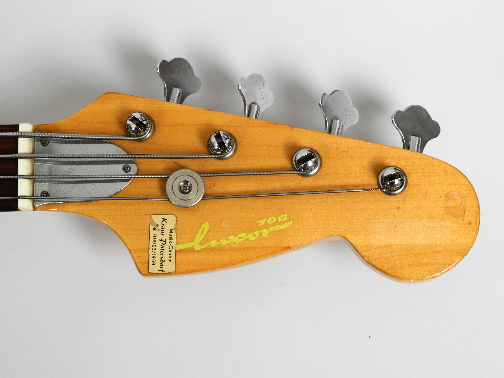 Japanese 1970s Electric Vintage Jazz Bass Guitar from Luxor 100