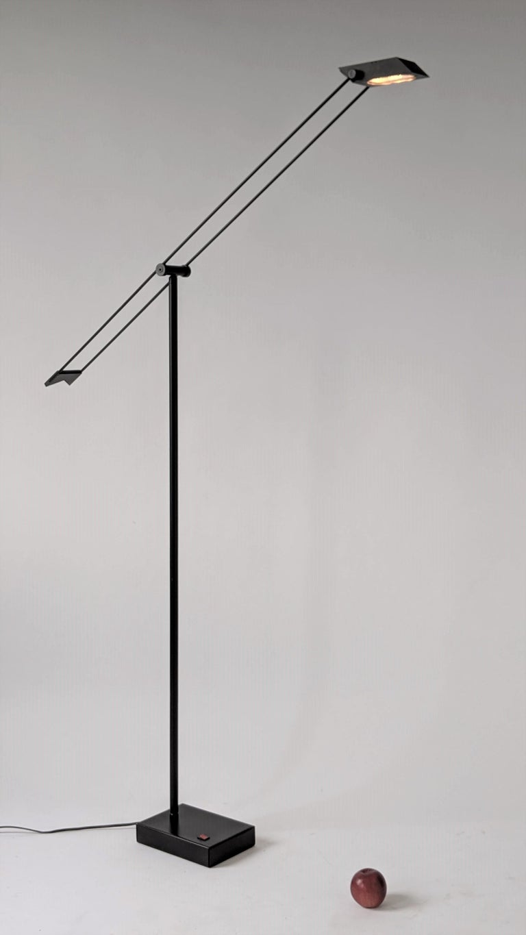 1970s Elegant Halogen Reading Floor Lamp, Italy at 1stDibs halogen