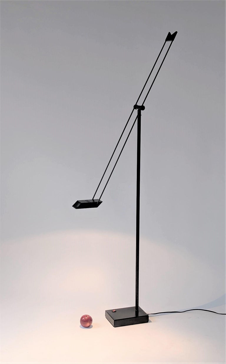 1970s Elegant Halogen Reading Floor Lamp, Italy at 1stDibs halogen