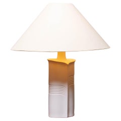 Lampe de table en céramique blanche Elegance des années 1970 par Søholm Stentøj Danemark