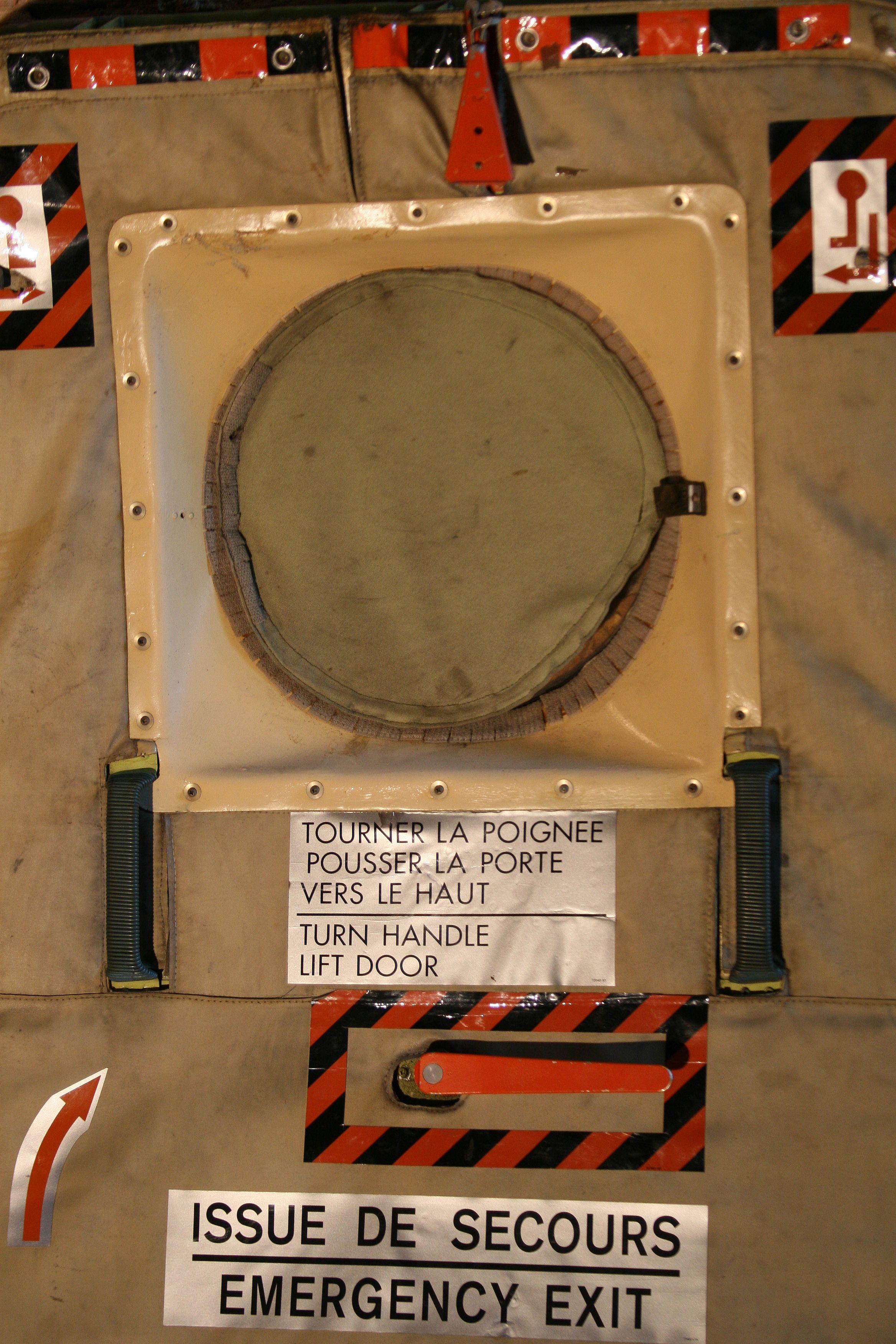 1970s Emergency Door from the C-160 Aircraft For Sale 5