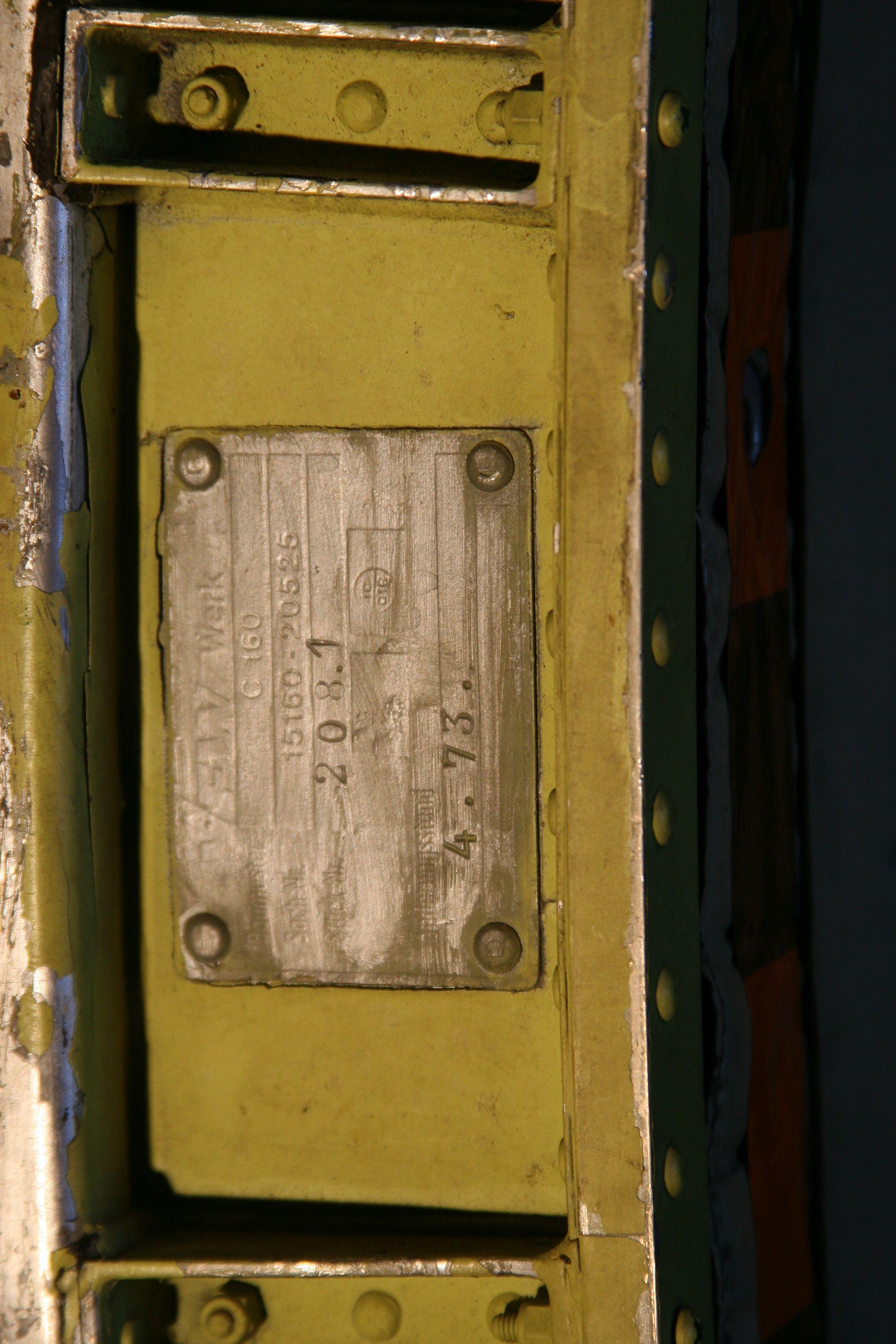 1970s Emergency Door from the C-160 Aircraft For Sale 9