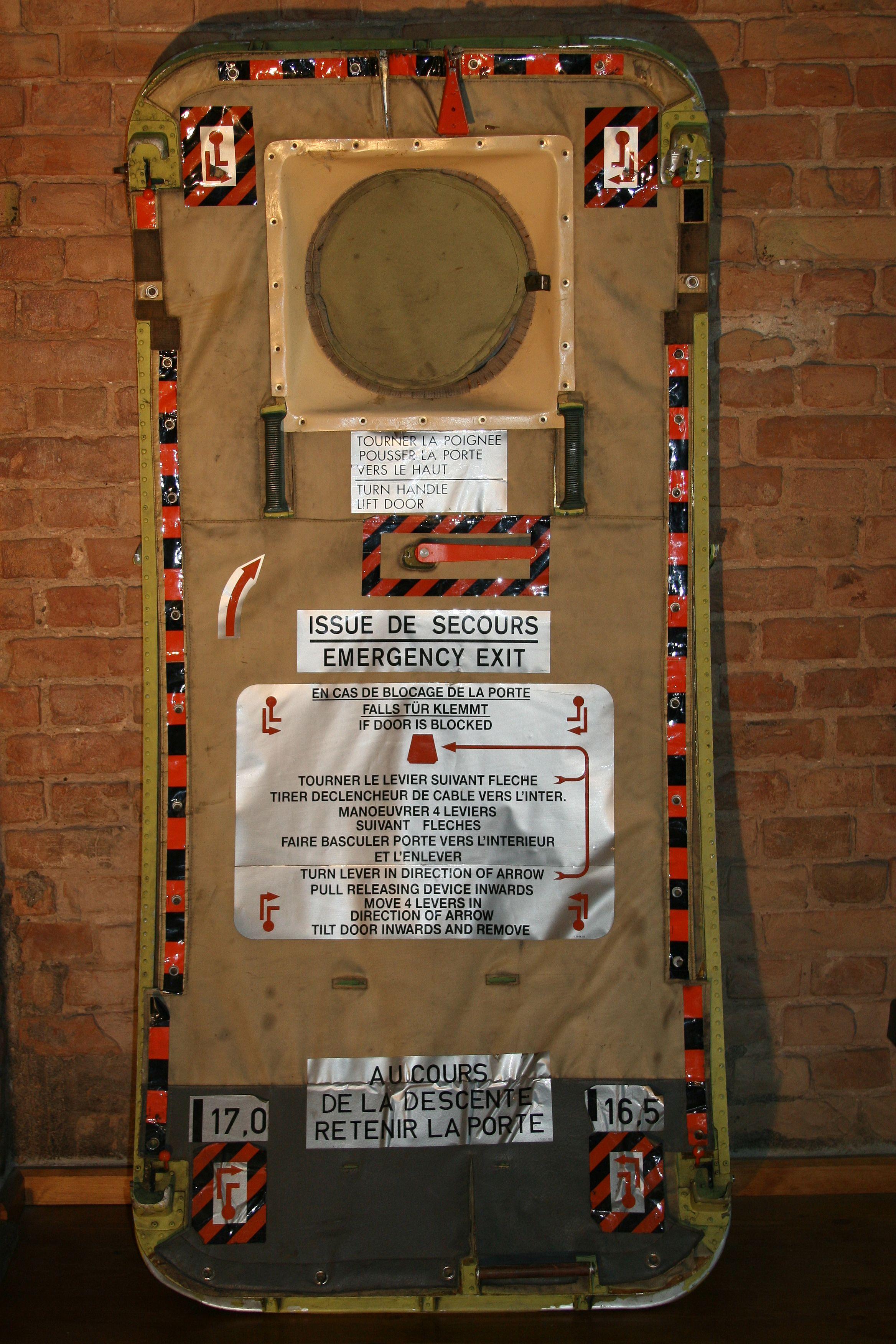 1970s Emergency Door from the C-160 Aircraft For Sale 3