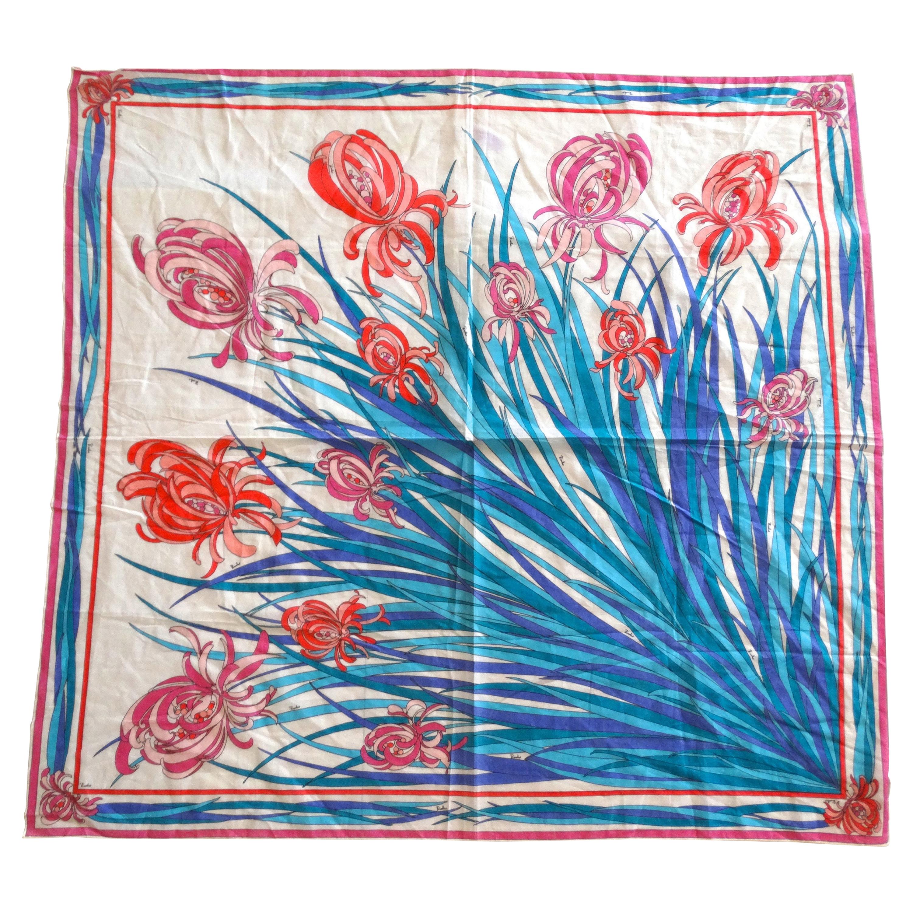 1970s Pucci Silk Skirt and Matching Scarf