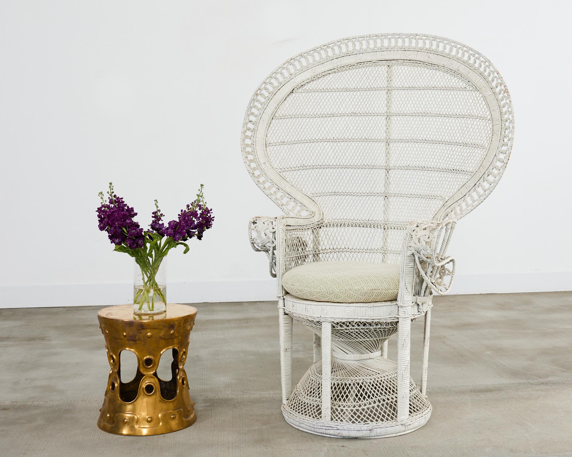 Iconic whitewashed wicker 