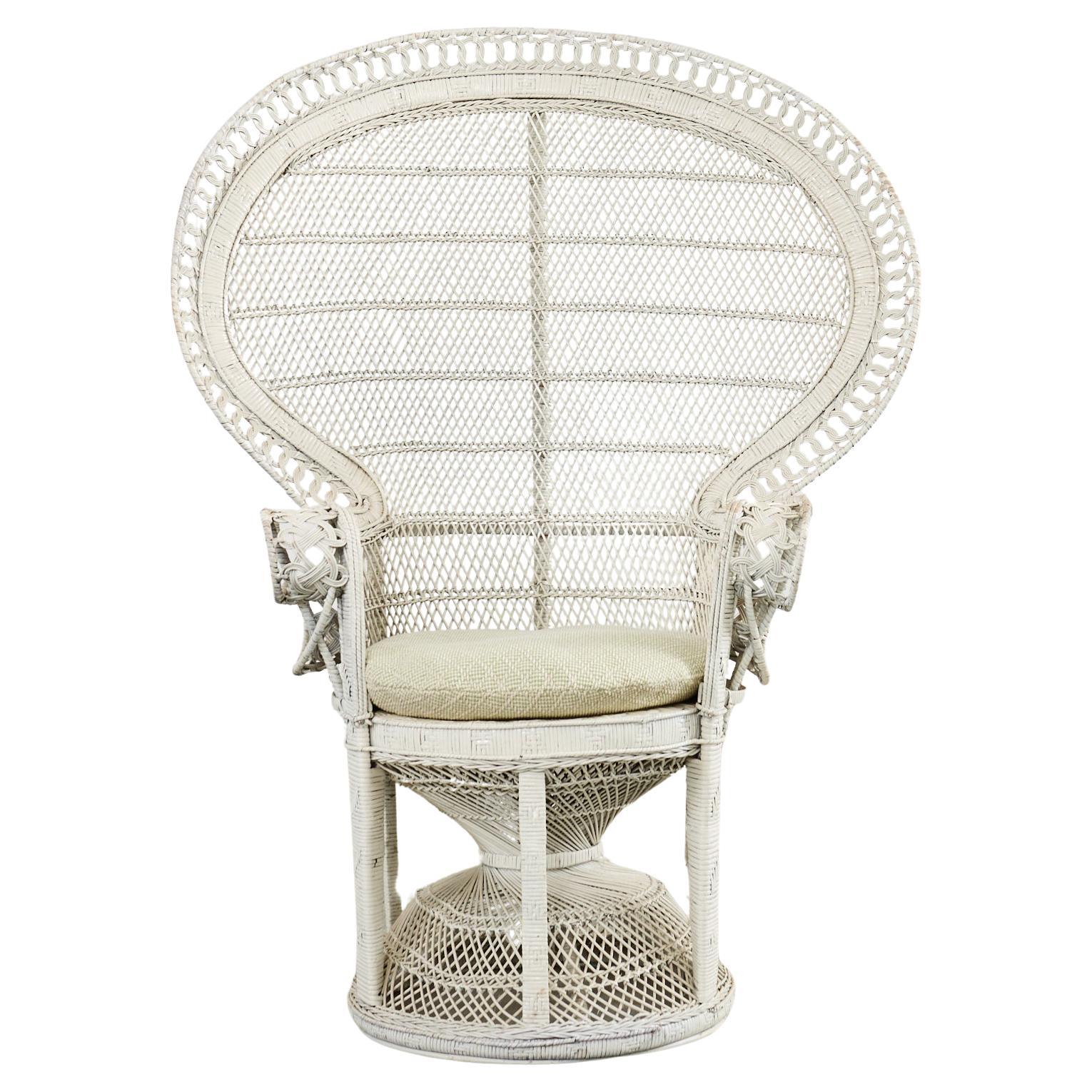 1970s Emmanuelle Peacock Chair For Sale