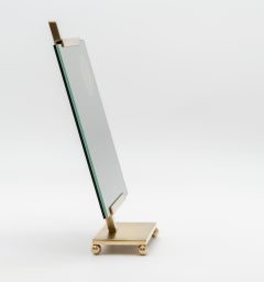 Englischer Fotorahmen aus Messing aus den 1970er Jahren auf Winkelständer