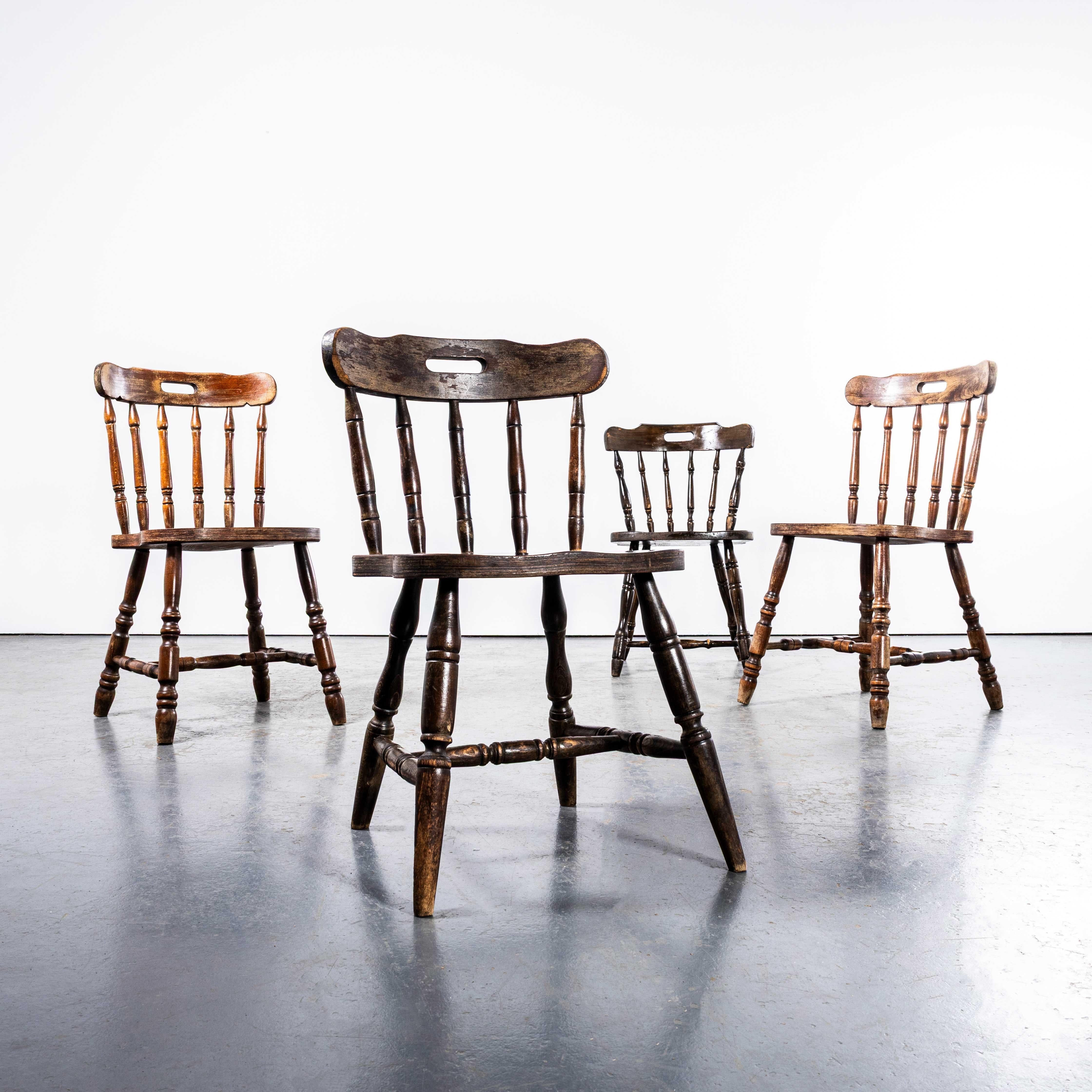 Other 1970's English Penny Public House Dining Chairs For Sale