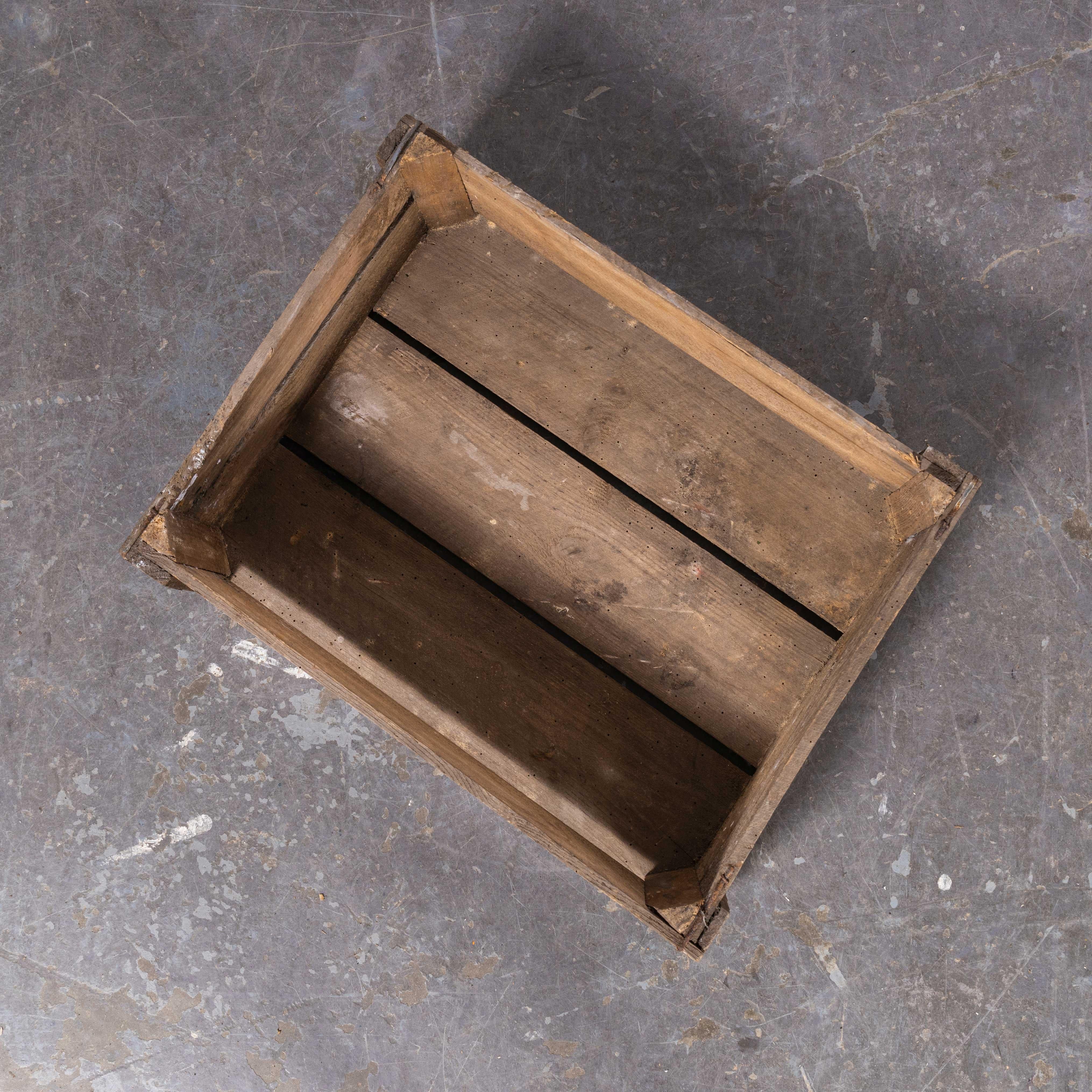 Late 20th Century 1970s English Potato Picking Crates